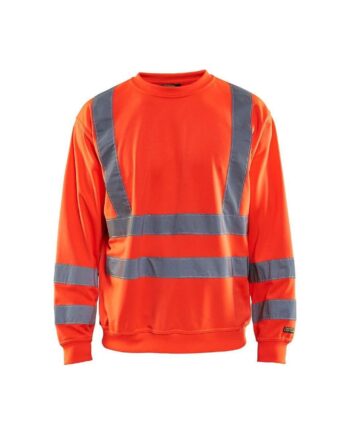 BlÅklder 3341 High Vis Sweatee Shirt Herre High Vis Rød Xxs Sweatee Shirt BlÅklder Iso 20471 Klasse - BlÅklÄder Shirt  - 7330509429518