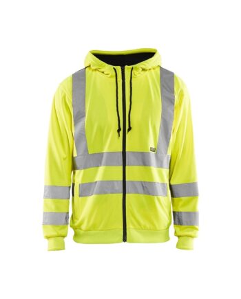BlÅklder 3346 High Vis Hættetrøje Herre High Vis Gul Sweatee Shirt BlÅklder Iso 20471 Klasse - BlÅklÄder Shirt  - 7330509313398