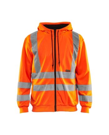BlÅklder 3346 High Vis Hættetrøje Herre High Vis Orange Sweatee Shirt BlÅklder Iso 20471 Klasse - BlÅklÄder Shirt  - 7330509313411