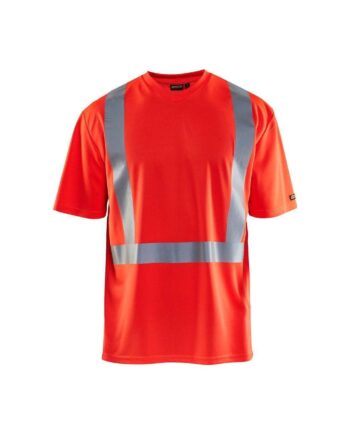 BlÅklder 3382 High Vis Shirt Herre High Vis Rød Shirts BlÅklder 13758 Upf - BlÅklÄder Shirt  - 7330509429471