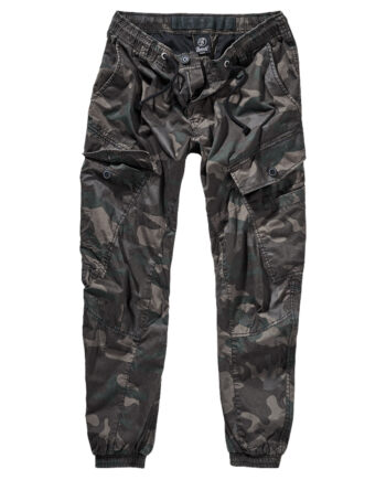 Sort Brandit Ray Vintage Cargobukser Dark Camo - Brandit Jeans  - 4051773094471