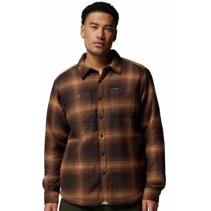 Columbia Windward Shirt Jacket Tobacco Blurred Ombre - Columbia Shirt
