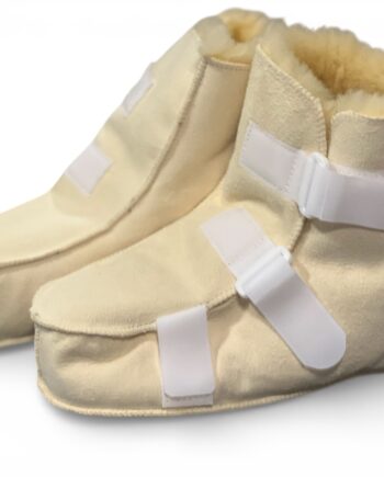 Ampquotlammeskoampquot Super Varm Blød Lammeskindsstøvle Velkrobånd Naturfarvet - Kaiser SkoSneaksers