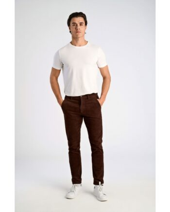 Brun Lindbergh Cropped Bukser Til Herre - Lindbergh Jeans