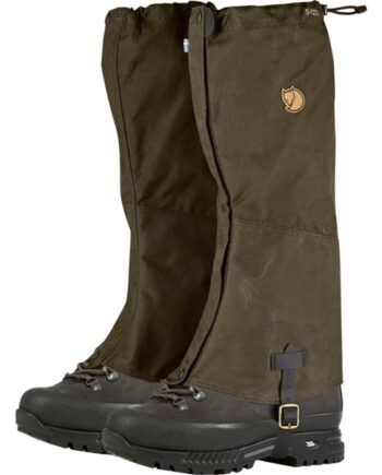 Grøn Fjallraven Singi Gaiters Dark Olive Tilbehør Til Støvler Sko - Fjällräven SkoSneaksers  - 7323450076993