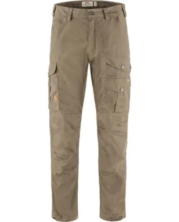 Brun Fjallraven Vidda Pro Trousers Herre Mænd Suede Brown Long Bukser - Fjällräven Jeans  - 7323451019609
