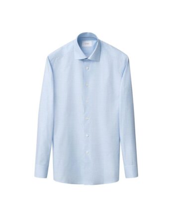 40 Check Fine Twill Shirt - Eton Shirt  - 7313584624450