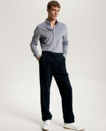 Blå 1985 Knitted Shirt - Tommy Hilfiger Shirt  - 8721186818617