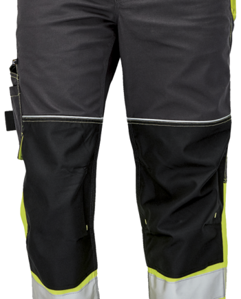 Knoxfield Bukser Refleks Gul Grå Str - Cerva Jeans  - 8591806225060