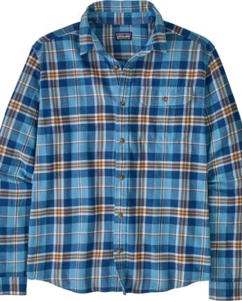 Blå (PRIME:SHOR Patagonia Mens Fjord Flannel Shirt Blå Prime:shore Blue Large - Patagonia Shirt  - 198077731030