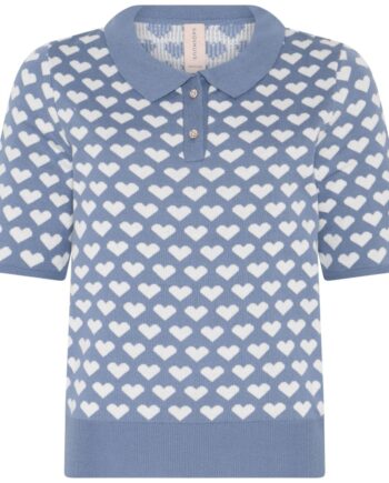 Peal Blue Skovhuus Kvinde Pukka Polo Shirt - Skovhuus Shirt  - 5711419493608