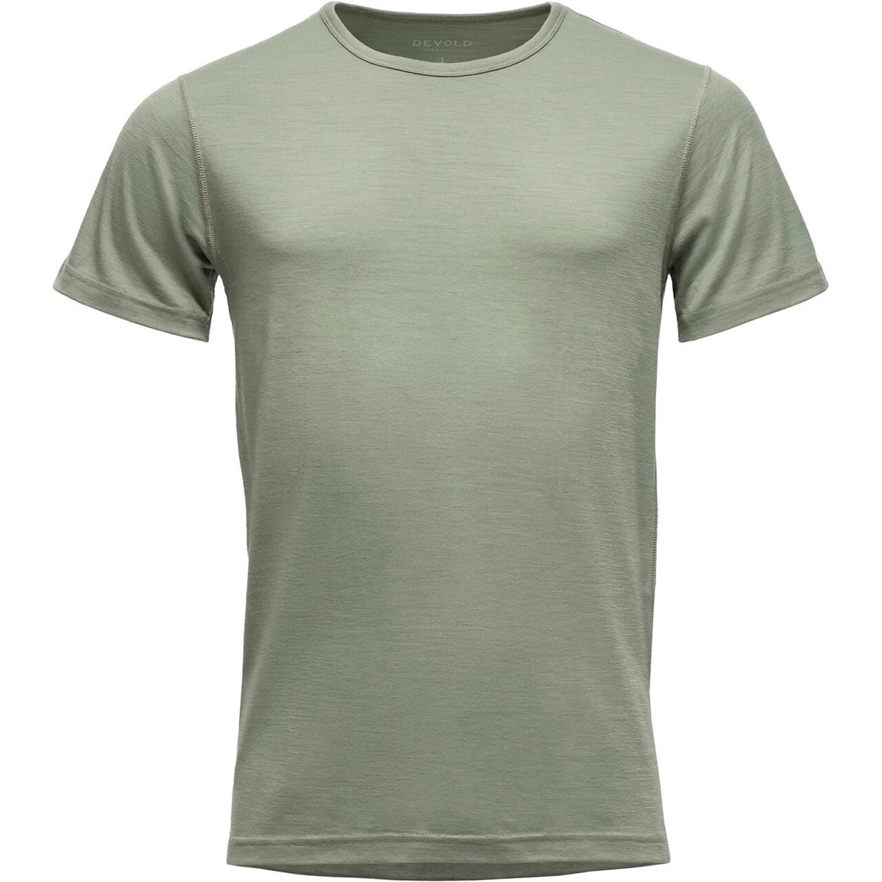 Grå (FOG) Devold Mens Breeze Plus Merino 200 Shirt Grå Fog Large - Devold Shirt - 7028567675779
