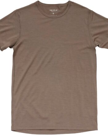 Brun (FALCON) Devold Mens Breeze Merino 150 Shirt Brun Falcon Large - Devold Shirt  - 7028567736845