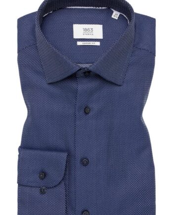 Navy Shirt 1188 E687 - Eterna Shirt  - 4067159440558