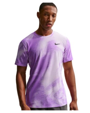 Lilla Nike Court Dri Fit Slam Shirt Violet Mist Bright Violet - Nike Shirt