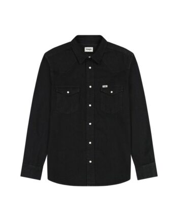 Sort Western Shirt - Wrangler Shirt  - 5401139266759