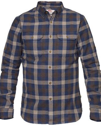 Grøn Fjallraven Mens Skog Shirt Glacier Green 646 Medium - Fjällräven Shirt  - 7323450365660