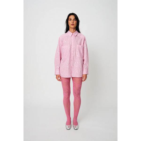 Pink Cr Cras Elliecras Shirt Multi Stripe : Erling Christensen Møbler : Erling Christensen Møbler - CrÄs Shirt