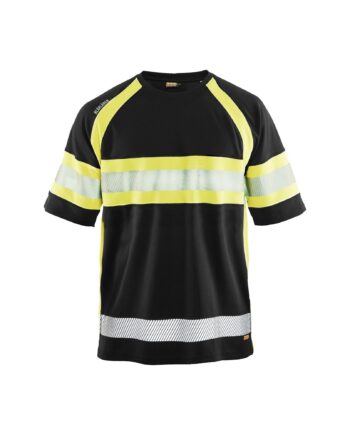 BlÅklder 3337 High Vis Shirt Herre Sort High Vis Gul Shirts BlÅklder 13758 Upf - BlÅklÄder Shirt  - 7330509469798