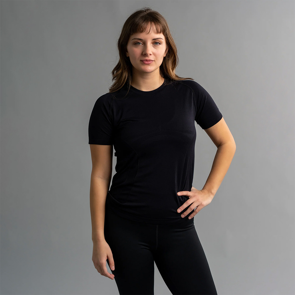 Sort Incrediwear Woman Infrared Shirt - Incrediwear Shirt