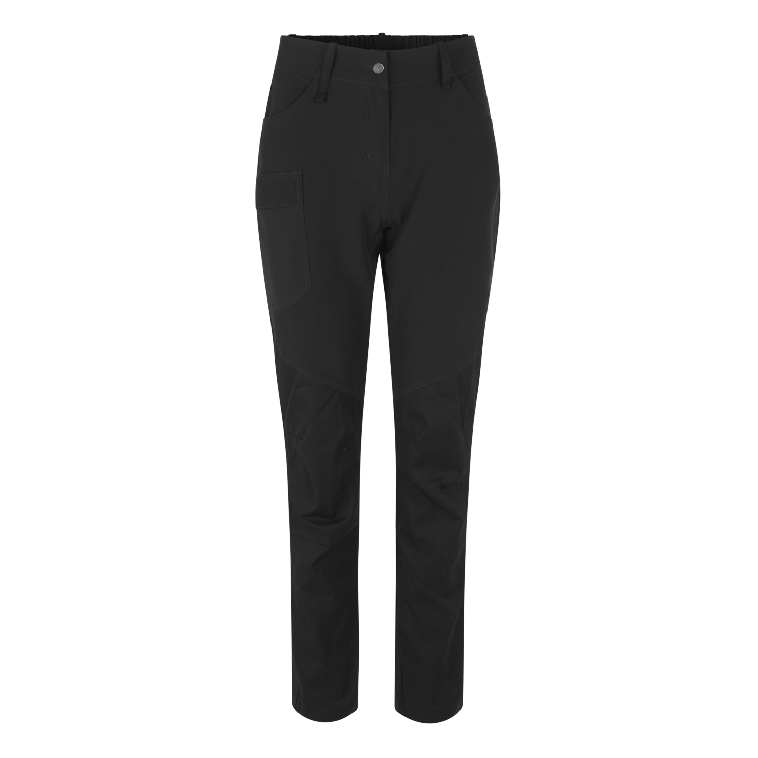 Sort Dame Outdoorbukser Stretch - Id Jeans - 5709245986227