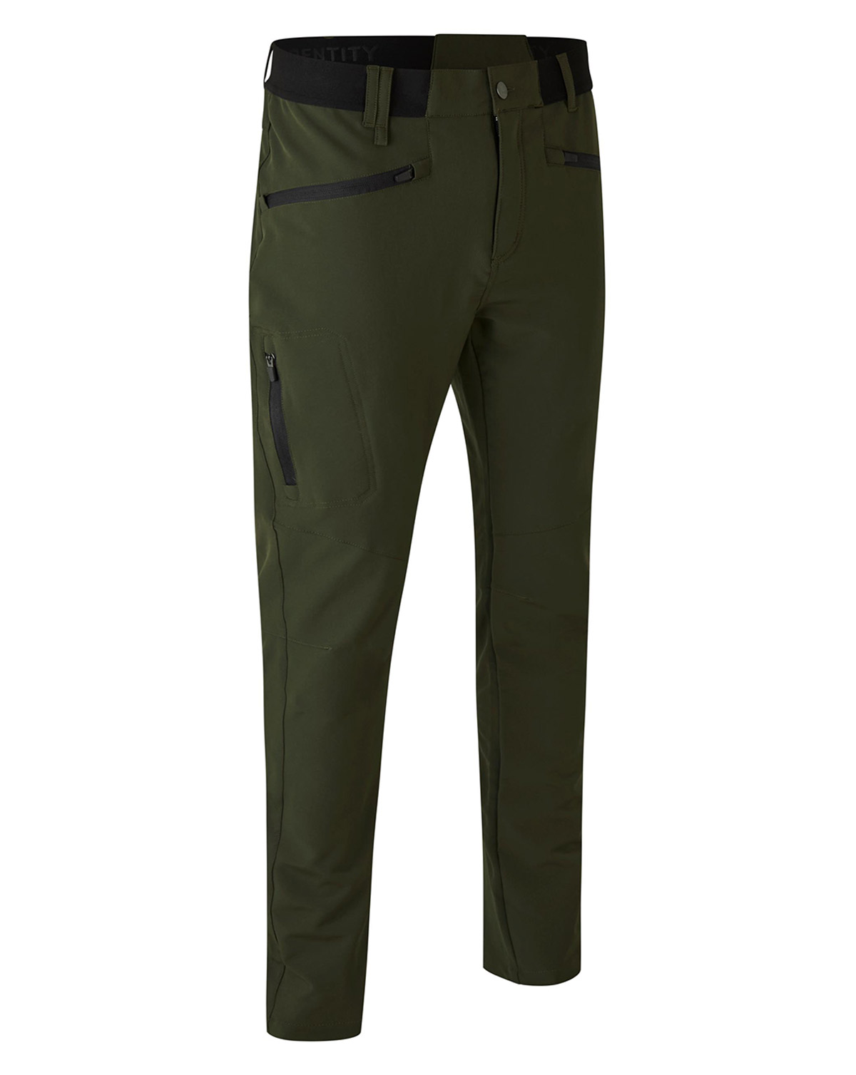Olive Core Stretch Bukser N - Id Jeans - 5708302043804