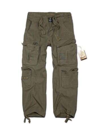 Olive Brandit Pure Vintage Cargobukser N - Brandit Jeans  - 4051773003671