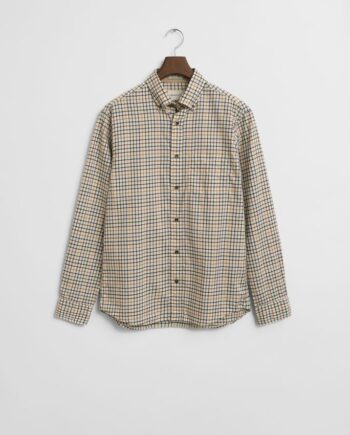 3XL Reg Twill Check Shirt - Gant Shirt  - 7325708857132