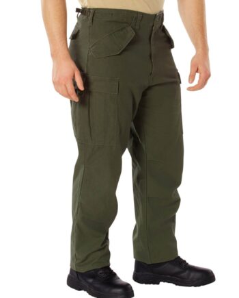 Olive Rothco Vintage M65 Cargobukser N - Rothco Jeans  - 613902260115