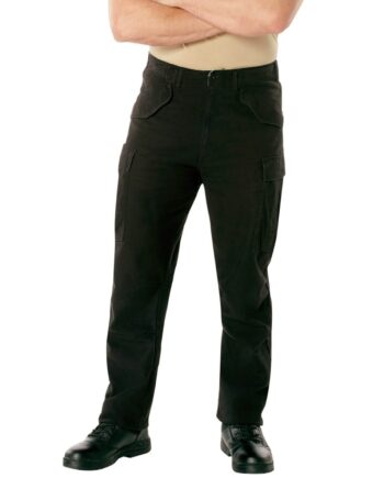 Sort Rothco Vintage M65 Cargobukser - Rothco Jeans  - 613902026445