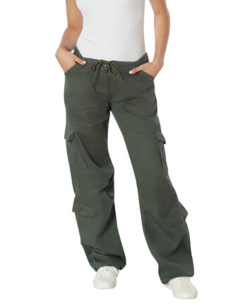 Olive Rothco Dame Vintage Paratrooper Bukser N - Rothco Jeans  - 613902318656