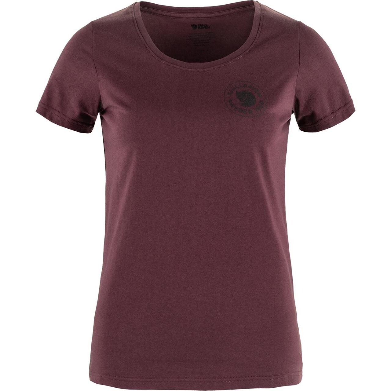 Rød (PORT/357) Fjallraven Womens 1960 Logo Shirt Rød Port 357 Small - Fjällräven Shirt - 7323451111389
