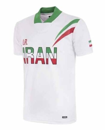 Hvid Iran 1998 Retro Football Shirt Mens Stock - Copa Football Shirt  - 8718912119209