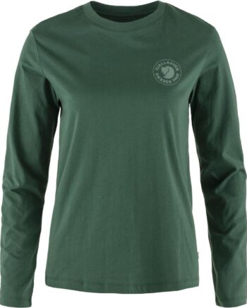 Grøn Fjallraven Womens 1960 Logo Shirt Deep Patina 679 Medium - Fjällräven Shirt  - 7323450908331