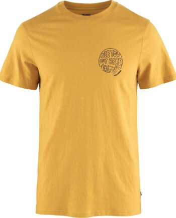 Gul (OCHRE/160) Fjallraven Mens Hemp Blend Out Here Shirt Gul Ochre 160 Large - Fjällräven Shirt  - 7323451084348