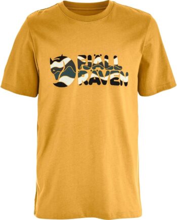 Gul (OCHRE/160) Fjallraven Mens Multicolor Logo Shirt Gul Ochre 160 Large - Fjällräven Shirt  - 7323451156014