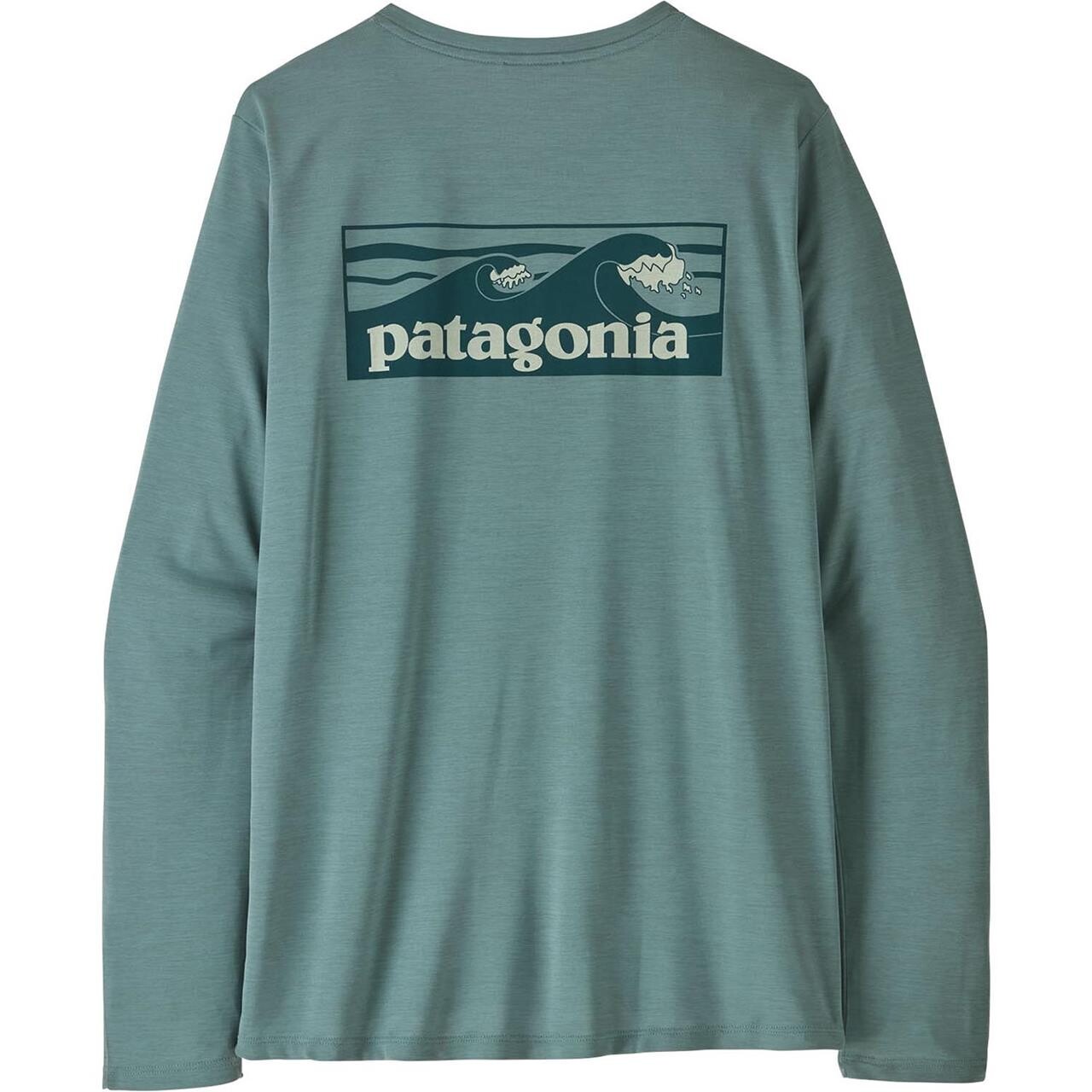 Blå (BLUE SAGE/ Patagonia Womens Cap Cool Daily Shirt Boardshort Logo Blå Blue Sage Light Blue Sage Medium - Patagonia Shirt - 198077768388