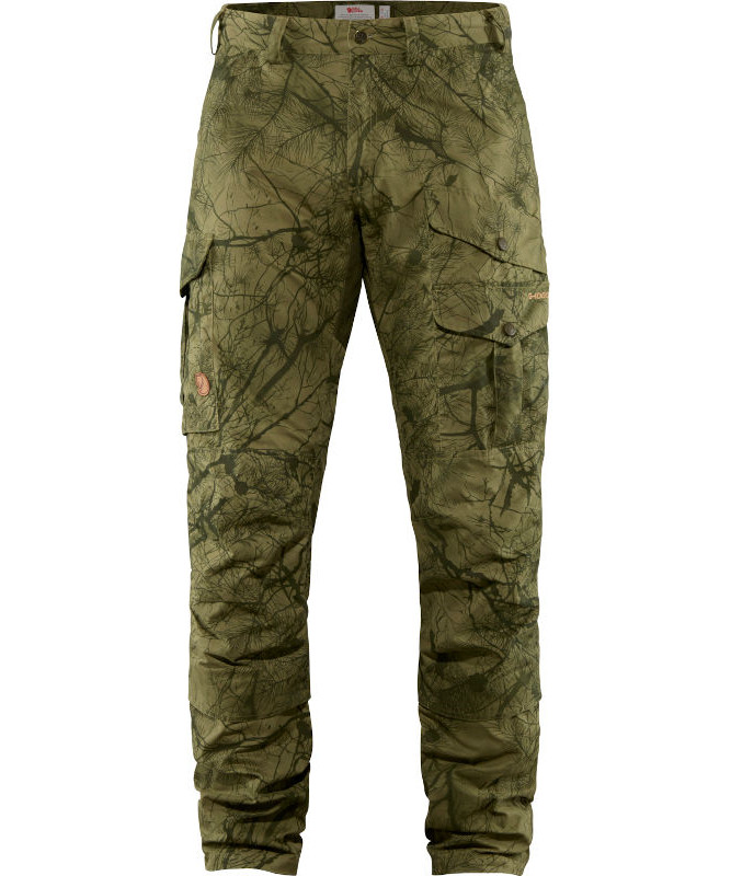 Grøn Fjallraven Barents Pro Hunting Bukser Green Camo Forest - Fjällräven Jeans - 7323450544515