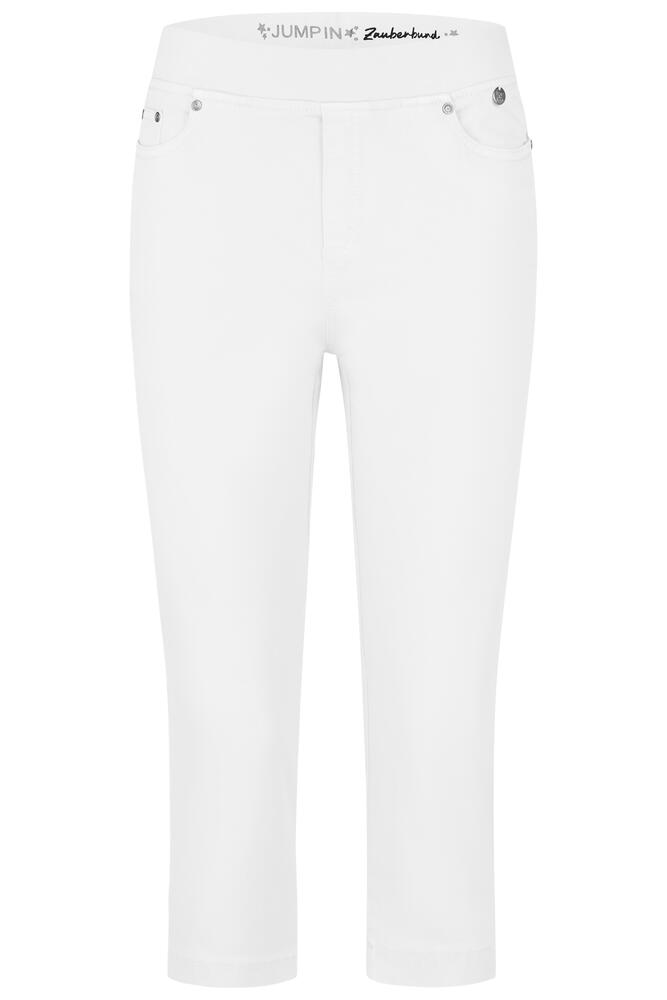 Hvid Capri Jeans Angelika Rom Anna Montana - Anna Montana Jeans - 4043614642996