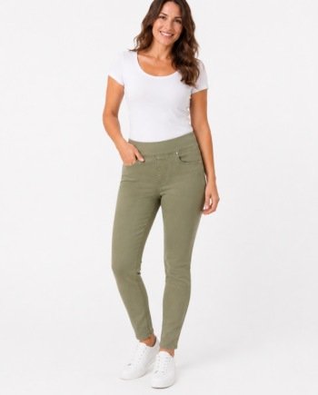 Jeans Angelika Jump Rom Lys Oliven Anna Montana - Anna Montana Jeans  - 4099573062108