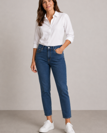 Jeans Angelika Slim Fit Lys Denim Anna Montana - Anna Montana Jeans  - 4099573059726
