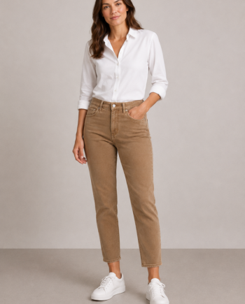 Jeans Angelika Slim Fit Sand Anna Montana - Anna Montana Jeans  - 4099573062702