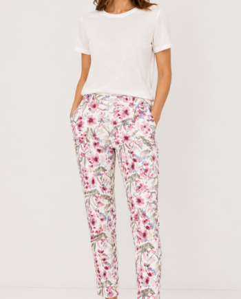 Rosa Jeans Angelika Jump Slim Blomster Anna Montana - Anna Montana Jeans  - 4099573061859