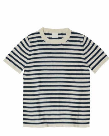 Mørkeblå Fub Woman Classic Shirt Stribet - Fub Shirt