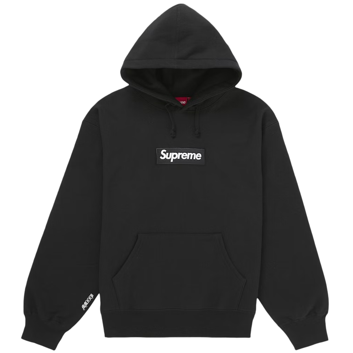 Sort Supreme Box Logo Hooded Sweatee Shirt Fw25 Black - Supreme Shirt  - 0888977370872