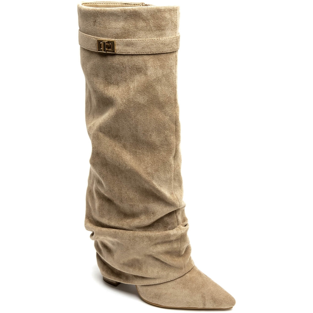 Faith Dame Støvler 7665a Kaki - Shoes SkoSneaksers - 5715406959313