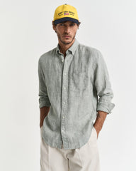 M Reg Linen Shirt - Gant Shirt  - 7325708157317