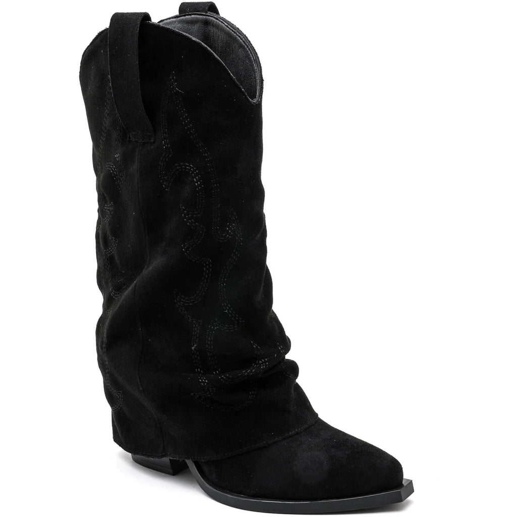 Sort Jessia Dame Støvler 2501a Black - Shoes SkoSneaksers - 5716028011472