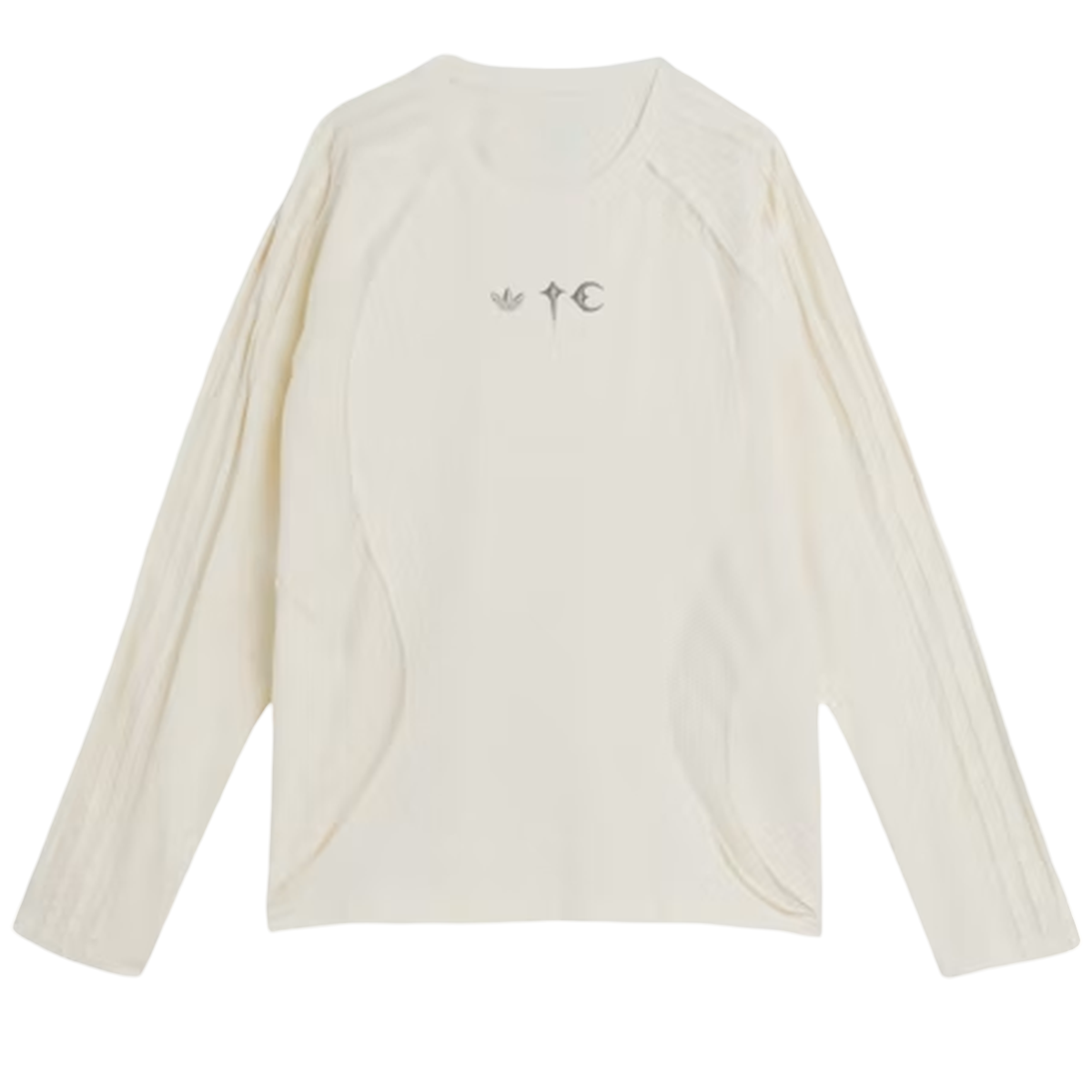 Hvid Adidas Thug Club Teamgeist Long Sleeve Shirt Cream White - Adidas Shirt - 198321168667