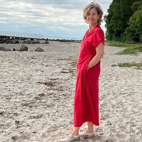 Strandkjole Slå Rød - Vinterbaderen Jeans
